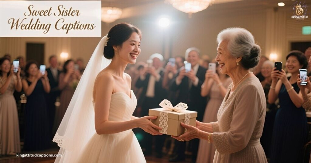 short-and-sweet-sister-wedding-captions-with-emojis