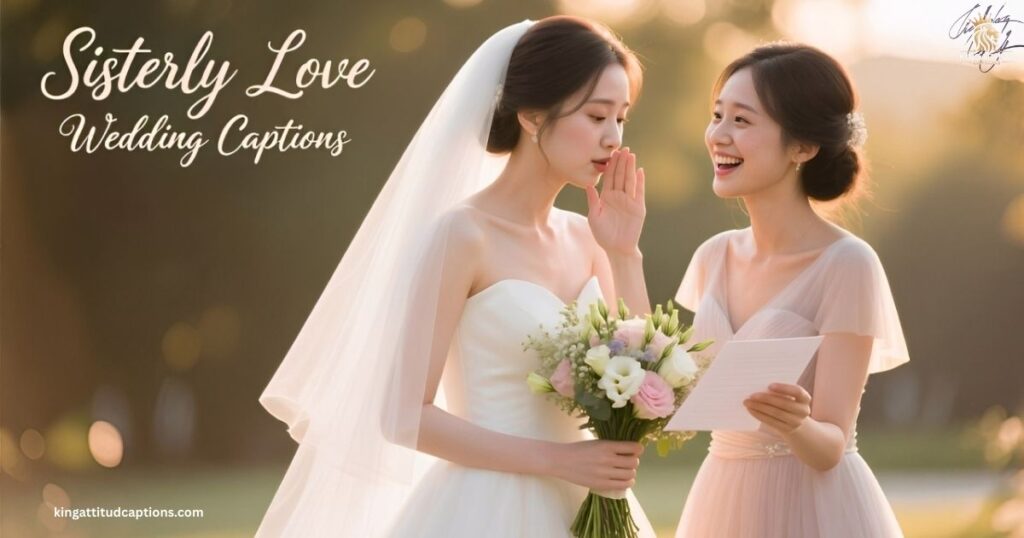 sisterly-love-wedding-captions