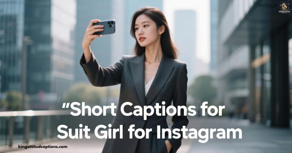 short-captions-for-suit-girl-for-instagram