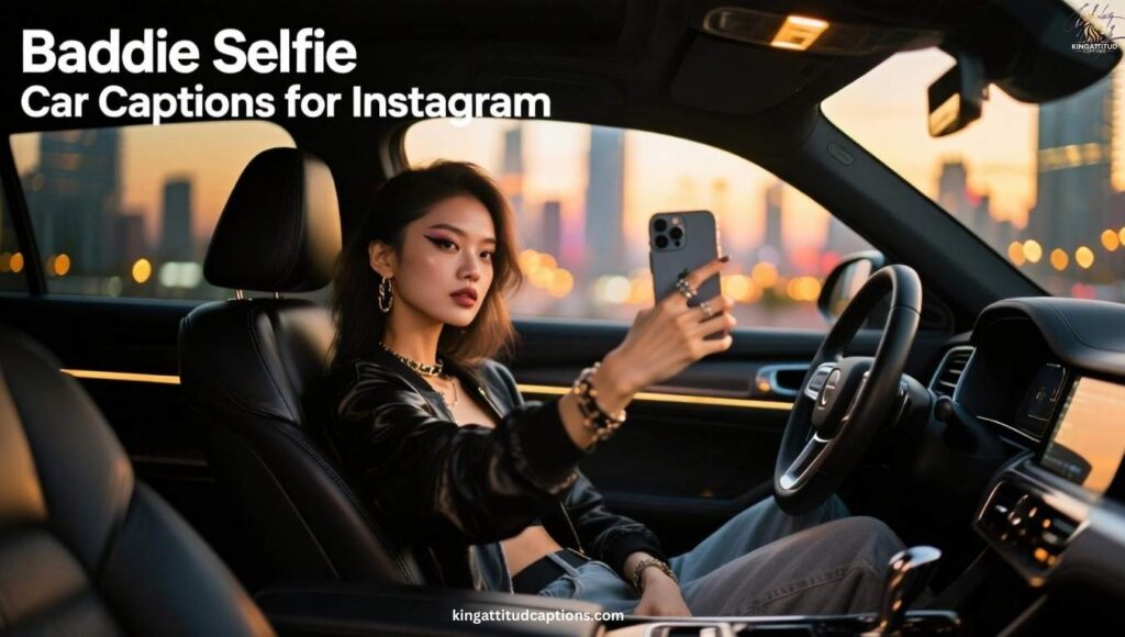baddie-selfie-car-captions-for-instagram