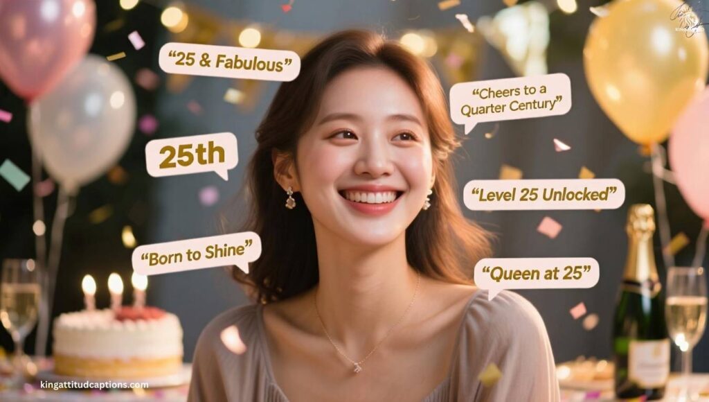 short-captions-for-25th-birthday-girl